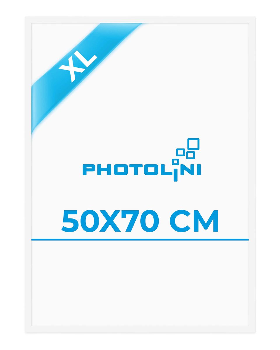 Cadre Puzzle 48x67 Cm - Argent Brillant - Plastique - Annecy