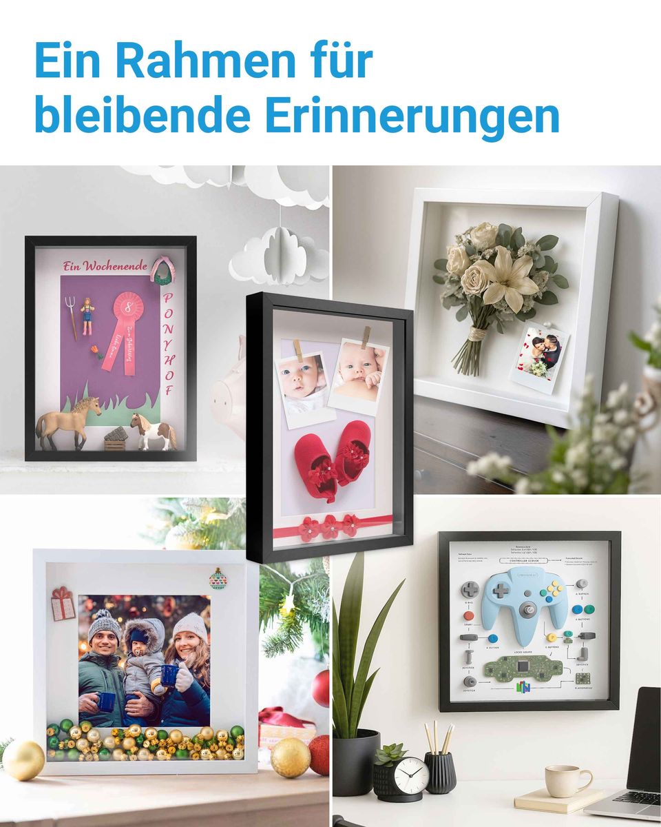 ToToT 50 Stück Bilderrahmen-Rückplatten-Schnallen – Schwarz, Mit Drehknopf Und Schrauben – Einfach Bilder Aufhängen, Geschenkboxen Dekorieren!