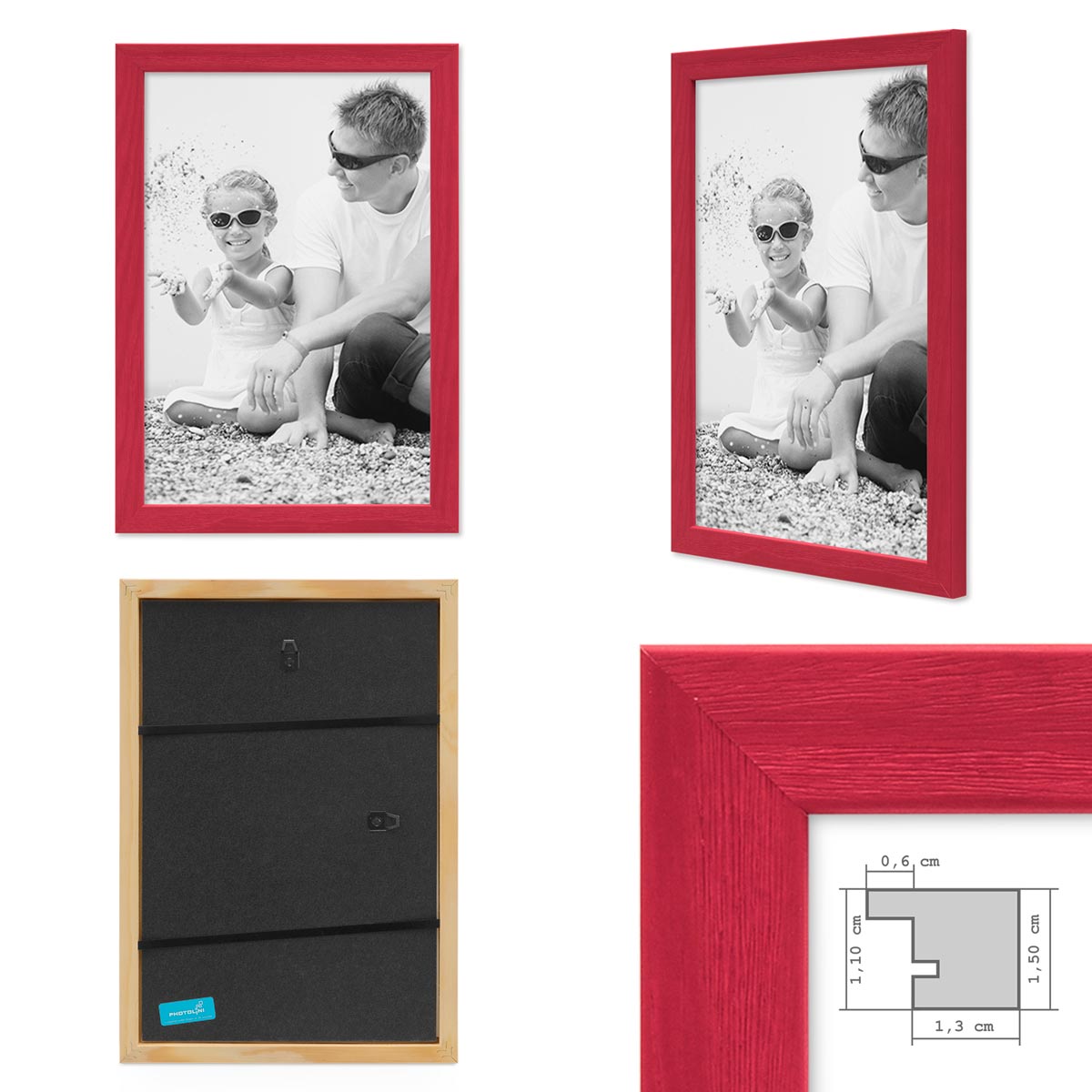 Red Picture Frames