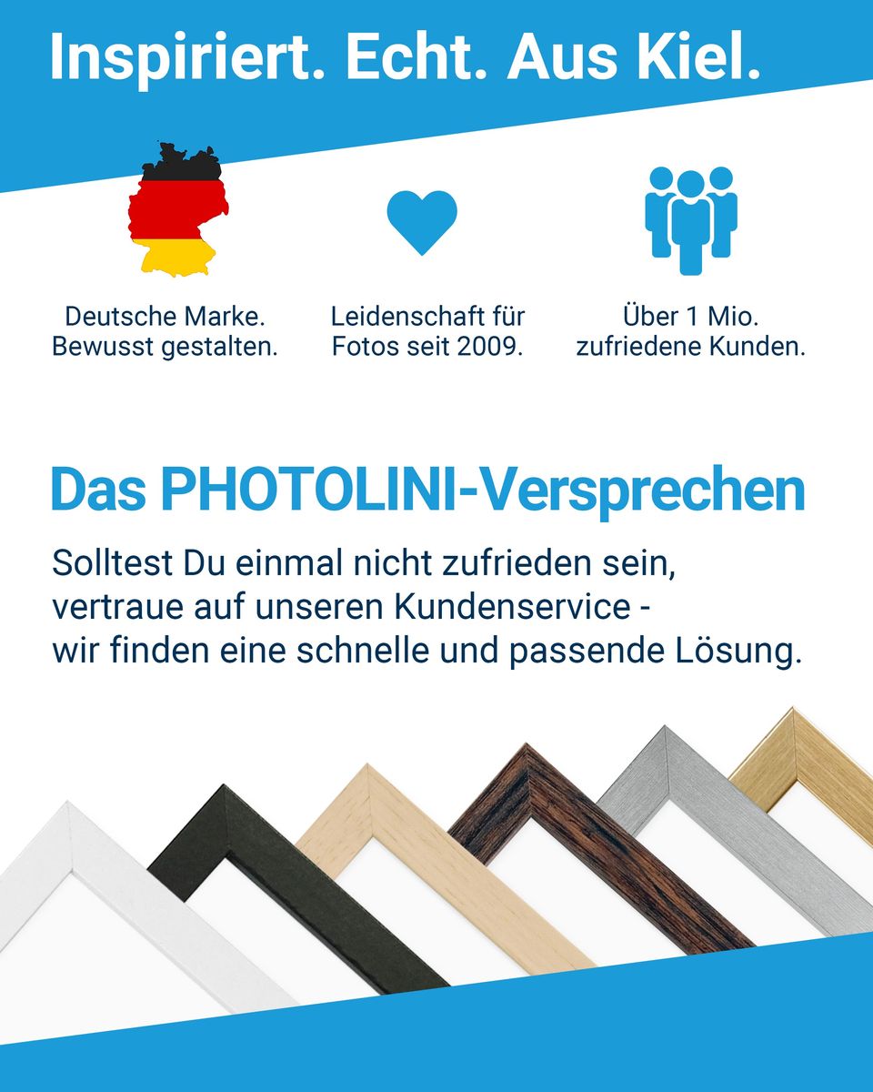 Produktbild von Pix FRAMES Bilderrahmen A2, 42x60 Cm - Holzrahmen Für Foto - Rahmen Mit