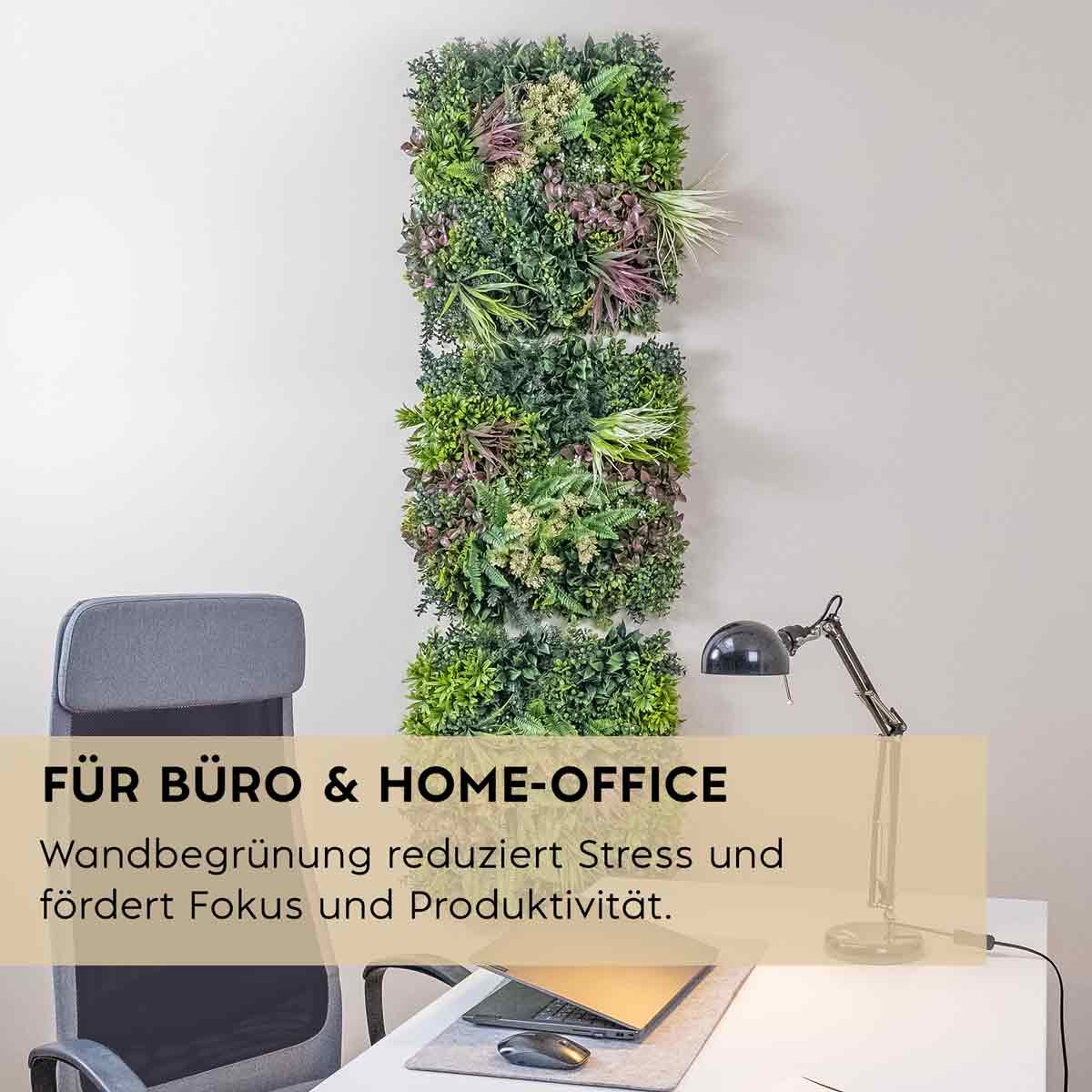VALICLUD Künstliche Pflanzenwand - UV-beständige Grünwand Für Garten & Balkon