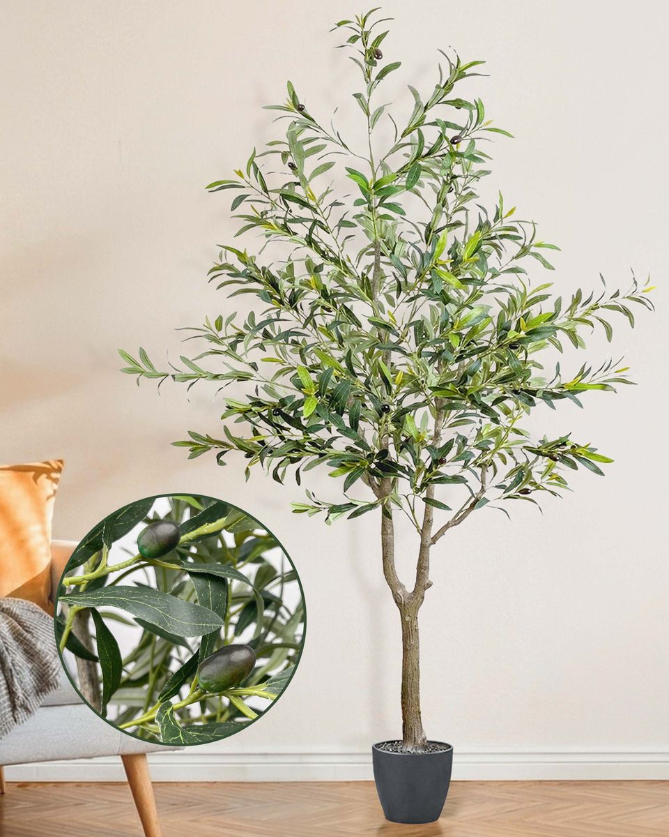 Künstlicher Olivenbaum im Topf 180 cm
