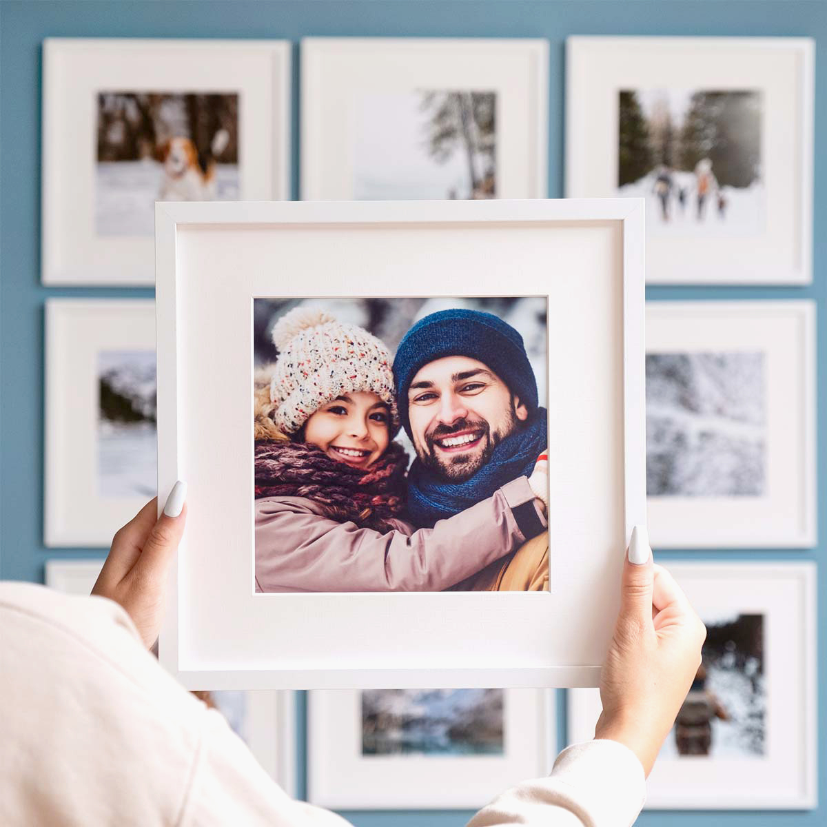 Passepartout Premium Blanc Neige 20x30 Cm - Encadrement Photo, Mariage, Décoration - Hama